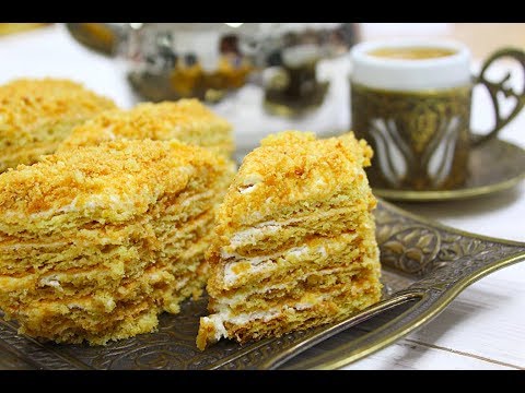 Видео: Торт СМЕТАННИК без МЁДА / ТАЕТ ВО РТУ!!!