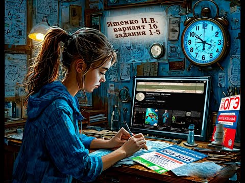 Видео: ОГЭ-2025. Математика (сборник Ященко). Вариант 16. Задания 1-5 (печь, баня)