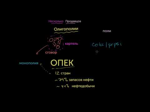 Видео: Олигополии, дуополии, сговор и картель