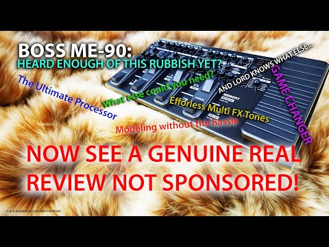 Видео: Процессор эффектов Boss ME-90: пришло время увидеть РЕАЛЬНЫЙ обзор.