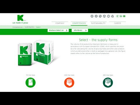 Видео: Обзор субстратов Класманн (Klasmann)