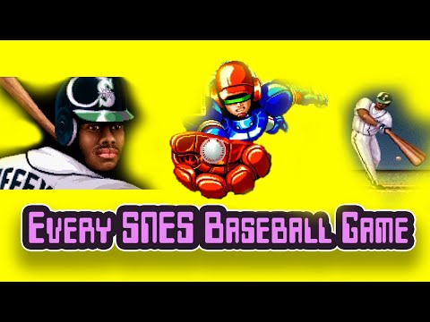 Видео: Все спортивные игры для Super Nintendo Baseball (SNES)