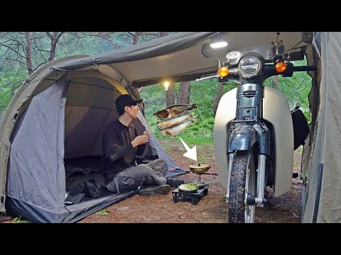 Видео: Мото кемпинг и рыбалка в долине