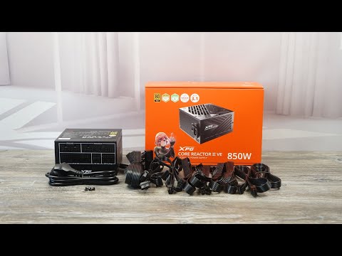 Видео: Блок питания XPG CORE REACTOR II VE 850W