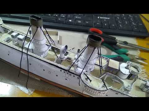 Видео: Модель корабля с бумаги