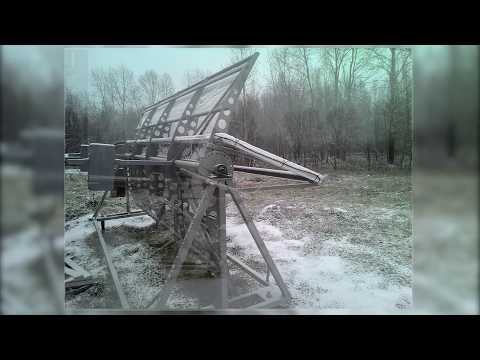 Видео: Солнечный концентратор для отопления в Хабаровске. Серия 1