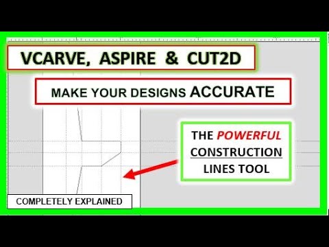 Видео: Как создавать точные чертежи, Учебное пособие по векторному проектированию, Vcarve, Cut2D, Aspire...