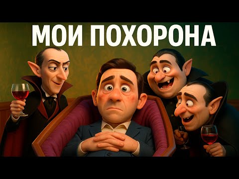 Видео: "МОИ ПОХОРОНА"-страшно и смешно!("MY FUNERAL") Мультфильм по песне В.С.Высоцкого