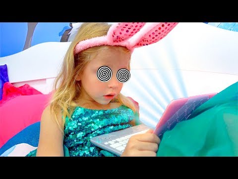 Видео: Настя и Почему вредно смотреть долго мультики