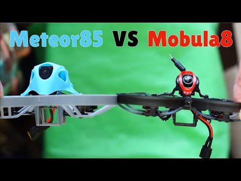 Видео: Meteor85 или Mobula8? Сравнение 2S whoops. Betafpv VS Happymodel! How to bind.