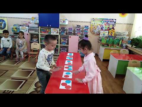 Видео: Ритмическая игра для детей. Город Ташкент Учтепинский район 411-ГДОО. Рахимова Л.