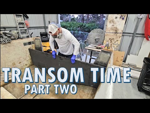 Видео: Установка транца Coosa