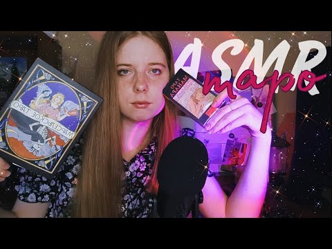Видео: ASMR | мои колоды Таро | tapping💜🔮
