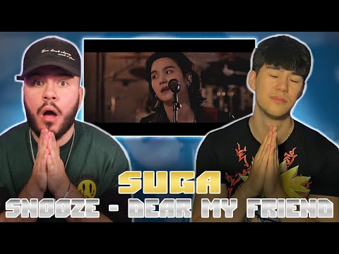 Видео: Очень душевный Шуга | Agust D (SUGA) - Snooze x Dear my friend LIVE | РЕАКЦИЯ | REACTION