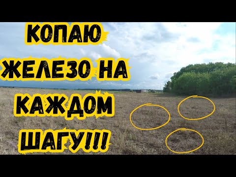 Видео: Копаю железо на каждом шагу!!! Коп с пиратом