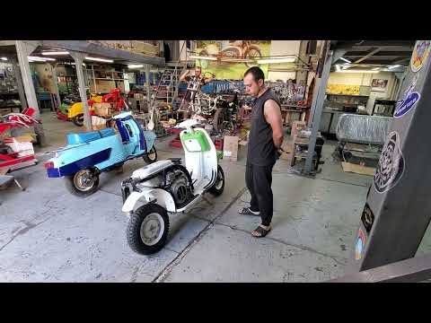 Видео: Турист и Электрон. Сравнение до и после. Мотороллеры Ретроцикл