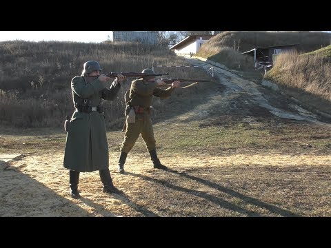 Видео: Маузер К98 против винтовки Мосина-Нагана М91/30 Часть 4 / Mauser K98 vs. Mosin-Nagant M91/30 Part 4