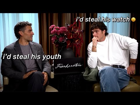 Видео: Джейкоб Элорди и Оскар Айзек в течение 5 минут были хаотичным дуэтом.