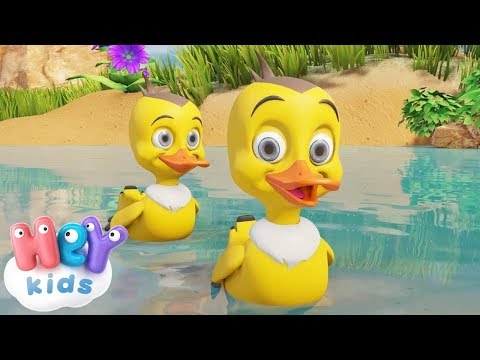Видео: Пет Жълти Патета - Детски песнички на бг | HeyKids