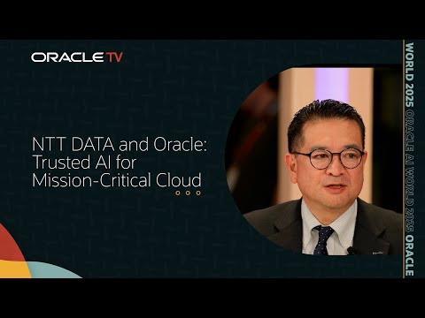 Видео: NTT DATA и Oracle: формируем будущее безопасного корпоративного ИИ на Oracle TV на конференции Or...