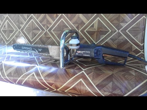 Видео: Электропила из болгарки (описание)