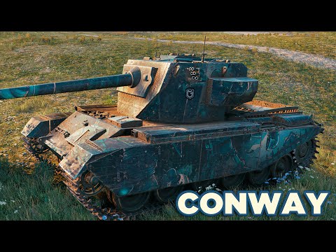 Видео: FV4004 Conway • 10.1К УРОНА 9 ФРАГОВ • WoT Gameplay