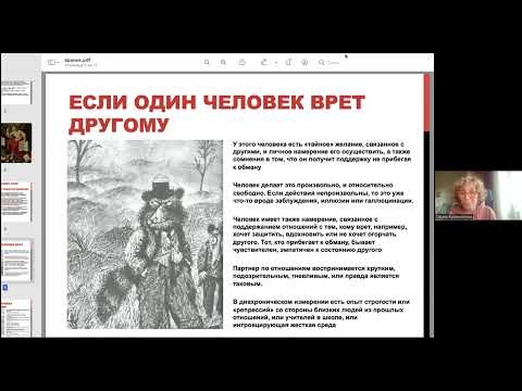 Видео: Татьяна Поломошнова «Если вам врут, если врете вы»