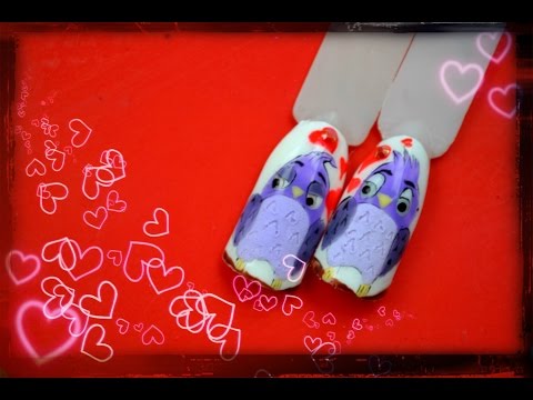 Видео: Рисуем влюблённых птичек!
