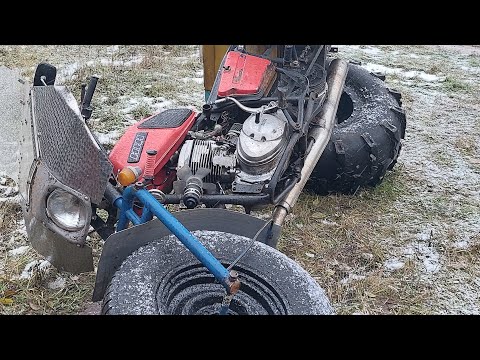 Видео: Иж Планета-5,задний привод.Тормоза на самодельный трицикл.