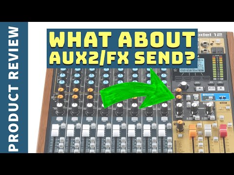 Видео: Объяснение отправки AUX2/FX от TASCAM Model12