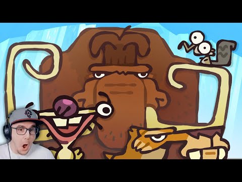 Видео: ЛЕДНИКОВЫЙ ПЕРИОД ► НАСТОЯЩАЯ ВЕРСИЯ (The Ultimate "Ice Age" Recap Cartoon) Cas van de Pol | Реакция