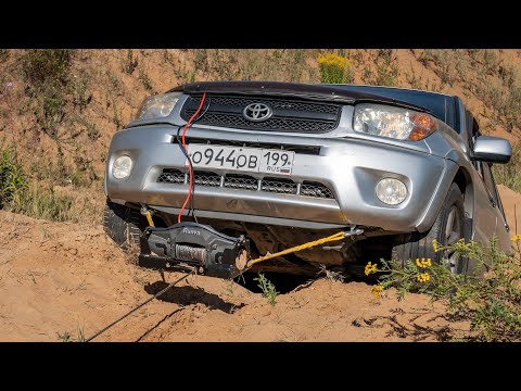 Видео: Тест переносной лебёдки Runva EWV6000 на стенде и в деле