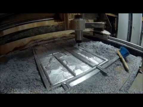 Видео: Форма для плитки "МАРСЕЛЬ" из вулканизированной резины. Процесс производства мягкой формы для камня.