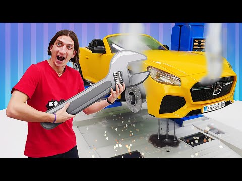 Видео: Классные игры для мальчиков. Ремонтный набор для машин Bruder! Познавательное видео мальчикам.