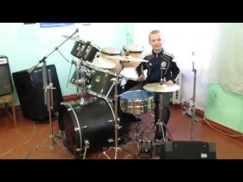 Видео: Виктор Цой - Песня Без Слов - Drum Cover - Барабанщик Даниил Варфоломеев 11 лет