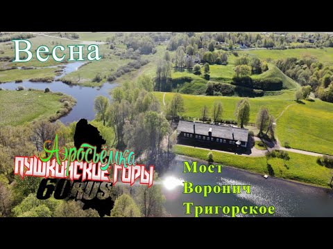 Видео: Пушкинские горы Весенние прогулки по земле и воздуху №2