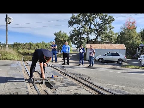 Видео: 🚦 Прокуратура и Ространснадзор проверяют состояние железнодорожных переездов Уссурийска
