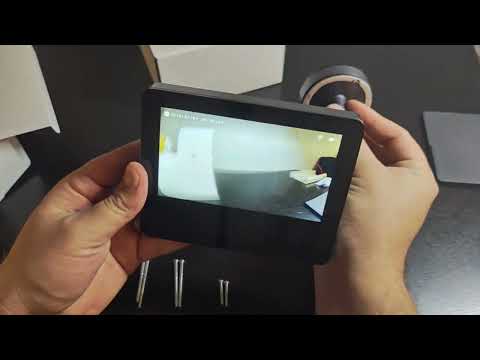 Видео: Распаковка, обзор и монтаж Xiaomi smart cat eye 2 MJMY01BY ч.1