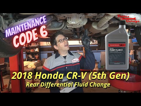 Видео: Замена жидкости заднего дифференциала Honda CRV AWD — 5-е поколение — 2018 — Vortex Garage