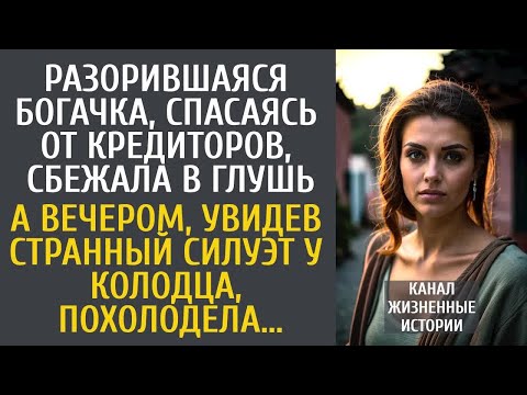 Видео: Спасаясь от кредиторов, разорившаяся богачка сбежала в глушь… А увидев странный силуэт у колодца…