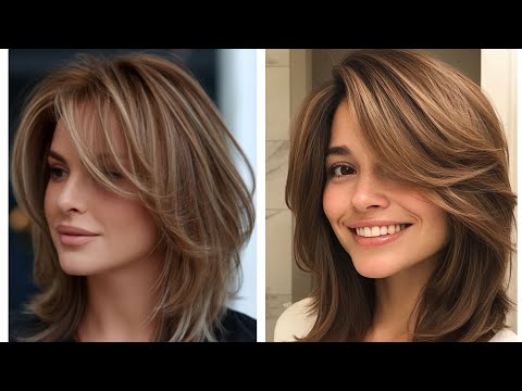 Видео: 40+ лучших многослойных стрижек средней длины || Женская стрижка боб пикси || #вирусный #вирусное...