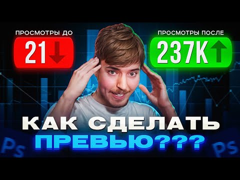 Видео: Как ЛЕГКО сделать Превью для Видео?