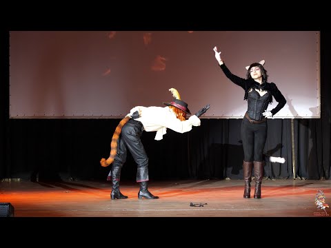 Видео: Киса Мягколапка, Кот в сапогах, Кот в сапогах (Групповое альтернативное дефиле) Fuyu no Сosplay 2024