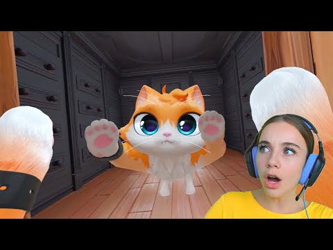 Видео: КОТ СМОТРИТ В ЗЕРКАЛО! I Am Cat VR