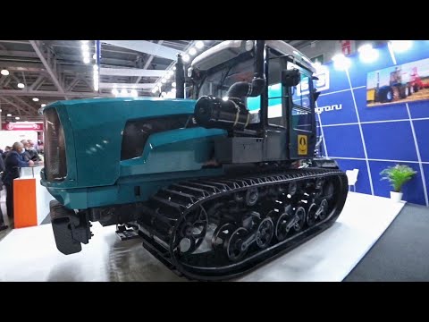 Видео: Made in Russia!! Гусеничный трактор БТЗ. Отечественный телескопический погрузчик!! Стенд БТЗ