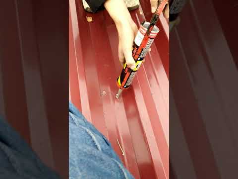 Видео: Дырки от саморезов в профлисте