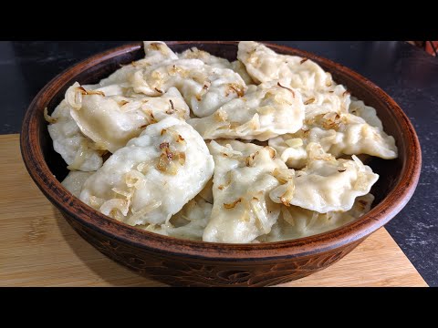 Видео: Вареники С СЫРОЙ КАРТОШКОЙ, СЕКРЕТ в начинке! ОСТАНОВИТЬСЯ БУДЕТ СЛОЖНО! Подходят для ЗАМОРОЗКИ!