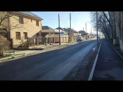 Видео: Тараз(Джамбул) По улице Кольцевая от 8-го микрорайона.28.12.2023.