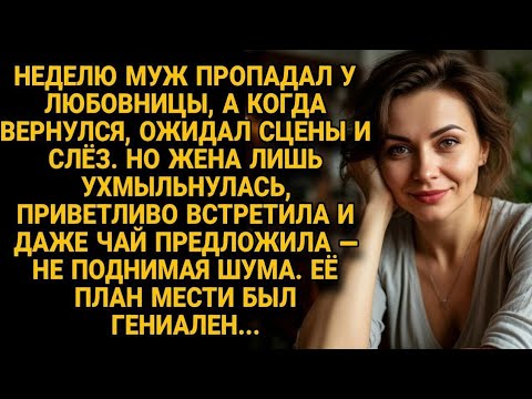 Видео: Муж пропал на неделю, а жена встретила его с улыбкой — план мести был уже в деле...
