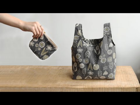 Видео: Пошив сумки-шоппера и чехла на молнии